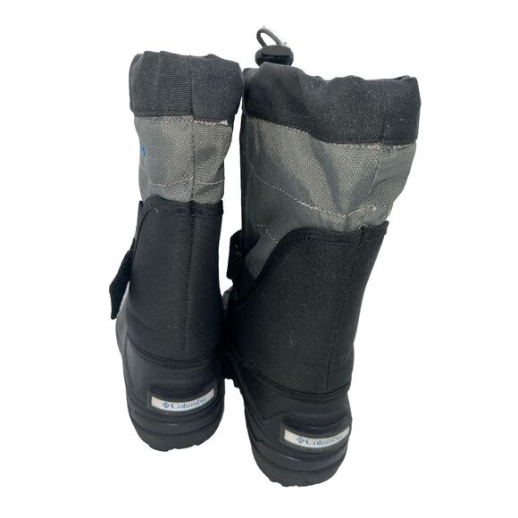 NEW Columbia Kids Snow Boots Insulated Powderbug Black WaterproofYouth Size 11 - Picture 3 of 8